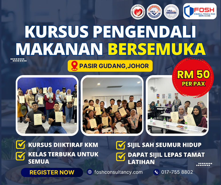 JADUAL KURSUS FOOD HANDLER (1)