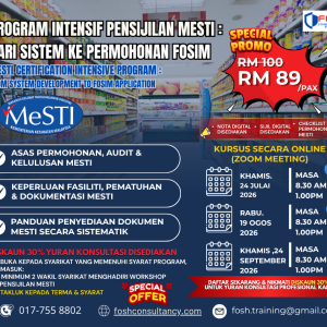 PROGRAM INTENSIF PENSIJILAN MESTI : DARI SISTEM KE PERMOHONAN FOSIM